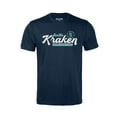 thumbnail image 2 of Youth Levelwear  Navy Seattle Kraken Little Richmond Monument T-Shirt, 2 of 3