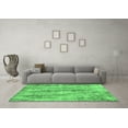 thumbnail image 3 of Ahgly Company Indoor Round Abstract Emerald Green Modern Area Rugs, 3' Round, 3 of 4