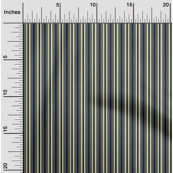 oneOone Cotton Poplin Twill Dark Navy Blue Fabric Stripes Sewing Craft Projects Fabric Prints By Yard 56 Inch Wide