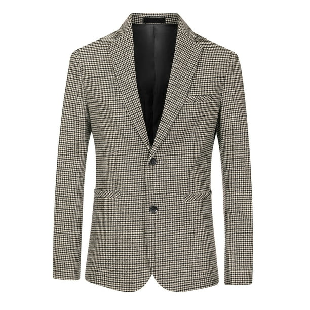 Houndstooth top sports coat
