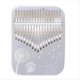 thumbnail image 2 of Kalimba 17 Teclas Piano de Pulgar Profesional Acrílico Kalimba Piano de Pulgar Teclado Instrumento Musical Diente de León, 2 of 5