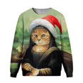 thumbnail image 3 of Suéter navideño feo 2022 con estampado 3D, divertido jersey navideño, sudadera con capucha para hombre y mujer, suéteres festivos para fiestas de otoño, jerséis, tops, 3 of 5