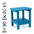 thumbnail image 4 of Posh Living Clive Outdoor Side Table Teal, 4 of 9