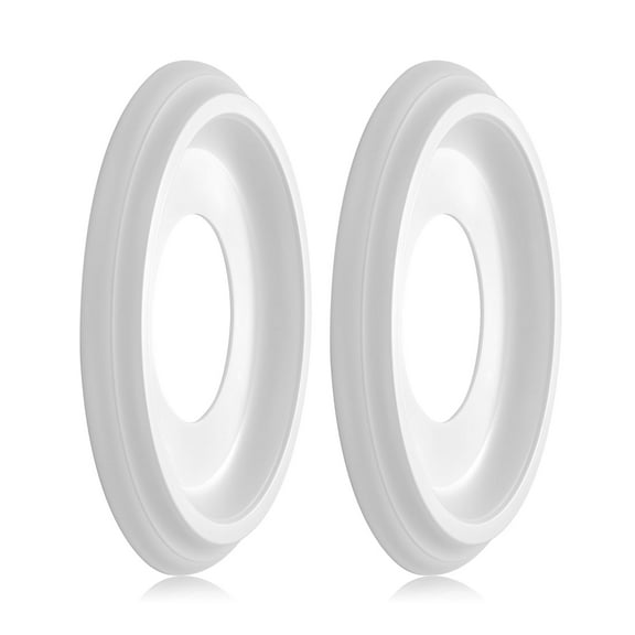 EIFHYT Ceiling Medallion Plastics White 2 pack 10" Fits Canopies up to7-1/4"