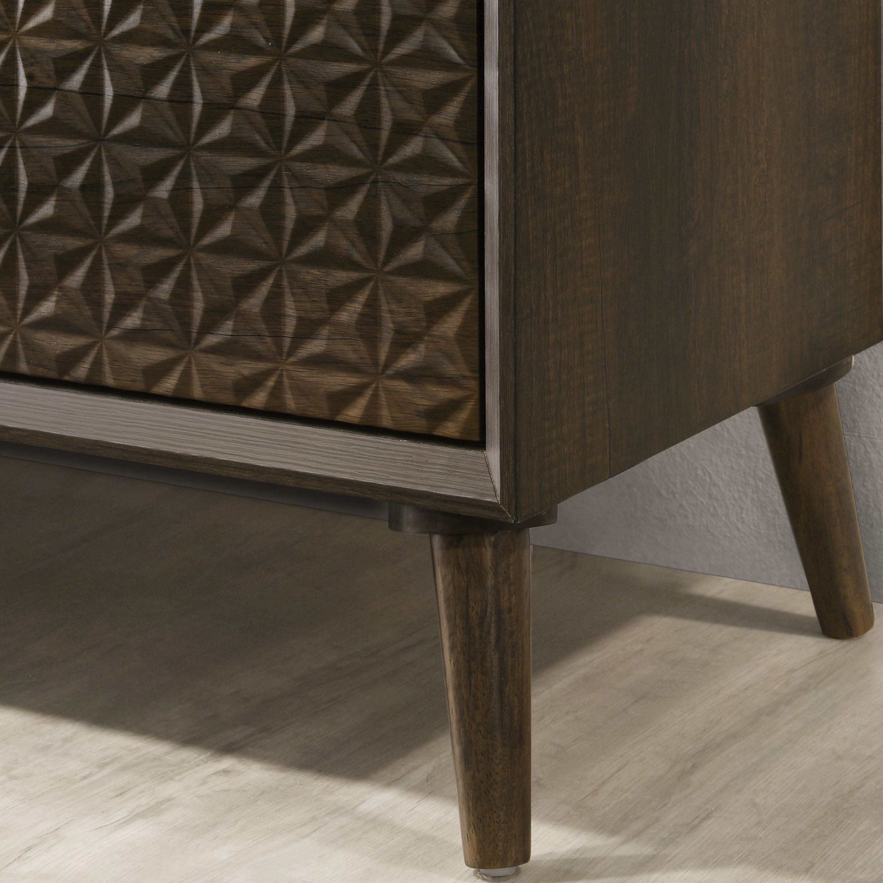 Furniture of America Jovik Modern 6-Drawer Dresser, Dark Brown