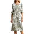 thumbnail image 2 of Lady's Relaxed Print Round Neck Dress, 2 of 4