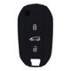 thumbnail image 2 of cubierta de silicona apta para audi plegamiento remoto llavero fob carcasa negro, 2 of 9