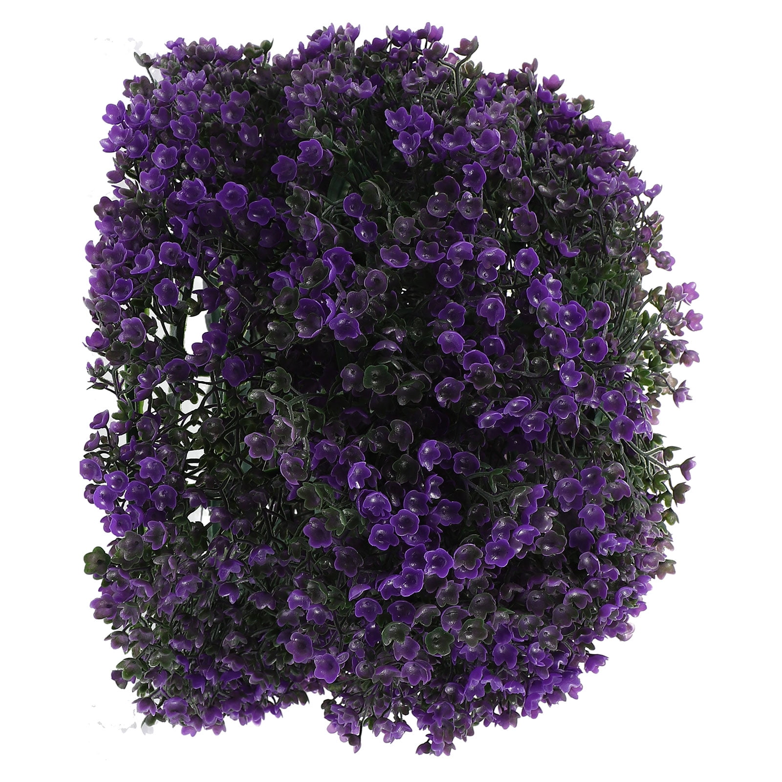1pc Artificial Lavender Topiary Ball Hanging Grass Ball Faux Box Leaf Plant  Indoor Outdoor Decor Home Party Decoration Artificial Hanging Topiary  Lifelike Plants Ball Bowl Filler Greenery Balls