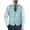Teal Damask Print, variant on POLERO Blue Floral Vintage Print Mens V Neck Suit Vest Woven Fabric Slim Fit Sleeveless Men's Formal Suit Vest for Casual Business