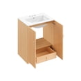 thumbnail image 5 of EDX 24-inch Bathroom Vanity Cabinet, Freestanding Modern Cabinet Vanity with Sink, 2 Soft-Closing Doors ,Natural Wood, 5 of 7