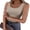 03-Khaki, variant on Womens Sleeveless Scoop Neck Tank Top Ribbed Fitted Summer Basic Slim Cute Tops 2026 White Medium