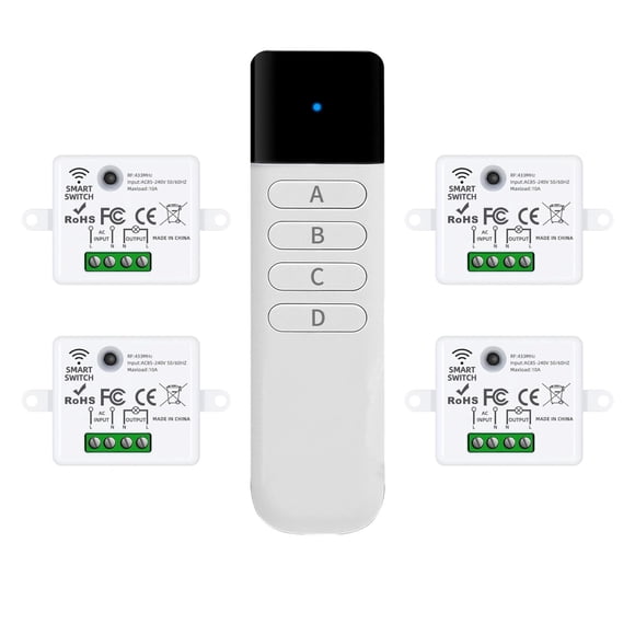 Kit de interruptor de luz inalámbrico con control remoto XUK 220V 10A