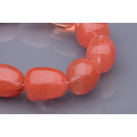 Gemstone Cherry - Irregular Square Cherry Crystal Beads Semi Precious Gemstones Size: 20x14mm Crystal Energy Stone Healing Power for Jewelry Making