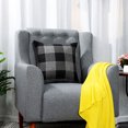 thumbnail image 2 of Unique Bargains Housse de Coussin Décorative Classique Rétro à Carreaux, Protège-Housse de Coussin pour la Maison et le Bureau, 2 of 10