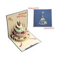 thumbnail image 4 of Yihuala 3D Birthday Cards Birthday Cake Greeting Card Postcards for Wife Husband Mom Friend All Occasion, 4 of 11