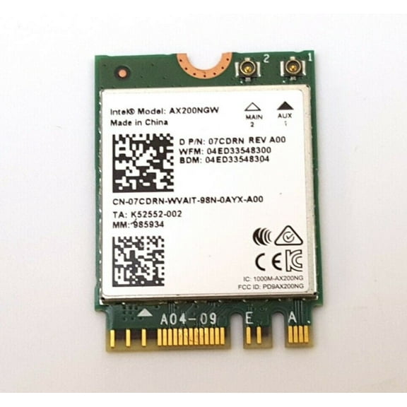 7CDRN Dual Band AX200NGW M.2 WLAN Wifi Wireless Card