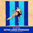 thumbnail image 3 of Beach Blanket Oversized Extra Large 78" X 81",Waterproof Sandproof Beach Blanket 1-7 Adults Lightweight Durable for Travel Camping Hiking Picnic, 3 of 7