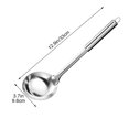 thumbnail image 6 of Ikohbadg 4 Piece Cooking Utensils Set, Stainless Steel Kitchen Utensils, Wok Utensils Set Include Wok Ladle, Slotted Spoon, Wok Spatula and Slotted Spatula, Dishwasher Safe, Silver, 6 of 28
