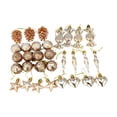 thumbnail image 3 of 31x Adornos de bolas navideñas Decoraciones para árboles de Navidad Manualidades Bolas de caramelo Navidad Champán, 3 of 9