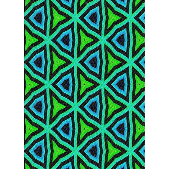 Ahgly Company Indoor Rectangle Patterned Mid Gray Abstract Area Rugs, 6' x 9'