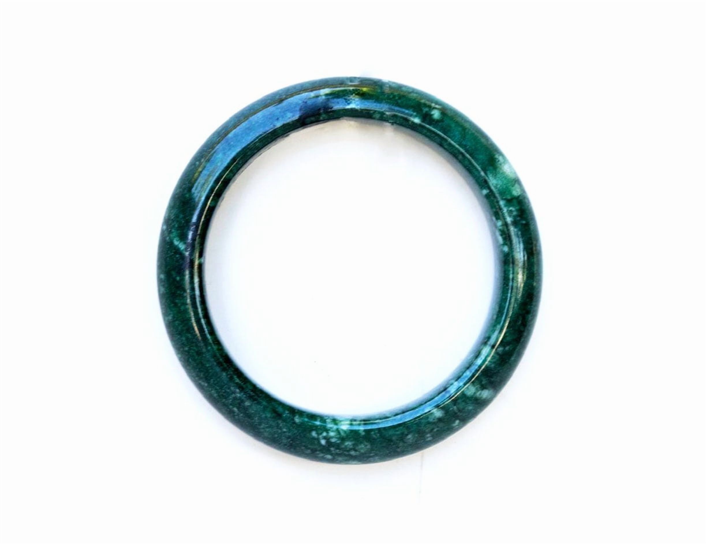 Original Onyx Natural Marble Handmade Jadeite Color Bracelet/Bangles - Elegant Stone Jewelry for Women Jade Color Bracelets