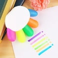 thumbnail image 2 of SagaSave Highlighter Pens Watercolor Pen Fine Tip Neon Highlighters Finger Shape 5 Color, 2 of 6