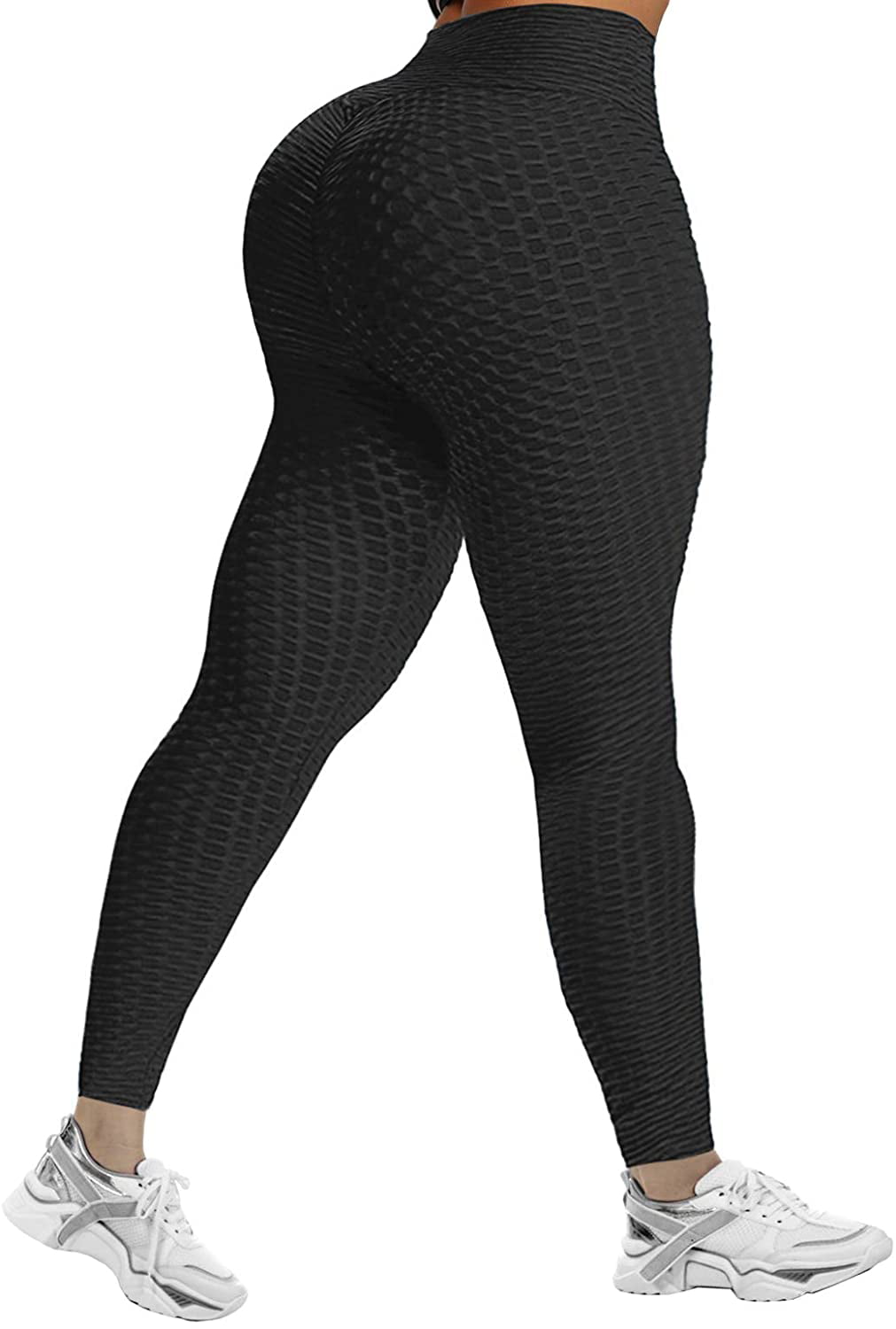Leggings For Women Butt Lifting Anti Cellulite High Waisted Yoga Pants Workout Tummy Control Sport Tights 