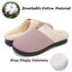 thumbnail image 3 of Zapatillas de casa peludas para mujer, pantuflas de espuma viscoelástica, zapatos de dormitorio de felpa cálidos para interiores y exteriores con forro de piel sintética, 3 of 5