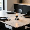 thumbnail image 4 of NUOLUX Candlestick Holder De Metal Negro Con Base Para Centro De En Reuniones Y Eventos, 4 of 8