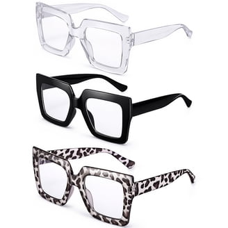 Square Thick Frame Glasses for Women Men Fashion Blue Light  display picture 2