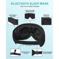 thumbnail image 2 of Auriculares para dormir LC-Dolida, máscara para dormir, Bluetooth, inalámbricos, 2 of 7