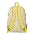 thumbnail image 2 of Colorful Abstract Plaid Pattern Backpack, Modern Checkered School Bag with Geometric Fusion and Vintage Plaid Aesthetic, 2 of 5