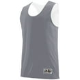 thumbnail image 2 of Augusta Sportswear 148 Men's Reversible Wicking Tank Graphite/White XL, 2 of 2