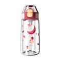 thumbnail image 1 of Botella De Agua Con Pajita Botella De Agua Con Medición Botellas De Agua Transparentes A Prueba De Fugas Con Asa Botellas Sin Bpa Para Niños Niñas Viajes Escolares Moyic OD016411-01, 1 of 6