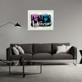 thumbnail image 3 of Stephen Chambers 24x19 White Modern Wood Framed Wall Art Titled - Warhol Interview, 3 of 6