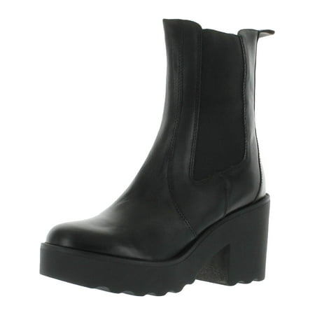 

Steve Madden Womens Andara Leather Slip On Chelsea Boots