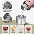 thumbnail image 3 of 20 Oz Boston Terrier Dogs and Flowers Coffee Tumbler Double Wall Insulated Stainless Steel Water Bottle | Metal Reusable Thermoses Flask with Cup Cap | Leak & Sweat Proof with Anti-Dust Lid, 3 of 7