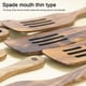thumbnail image 5 of Belleza natural: juego de espátulas de madera, utensilios de cocina antirayaduras, perfectos para sartenes antiadherentes, fabricados con estructura de madera orgánica, 5 piezas, 5 of 5