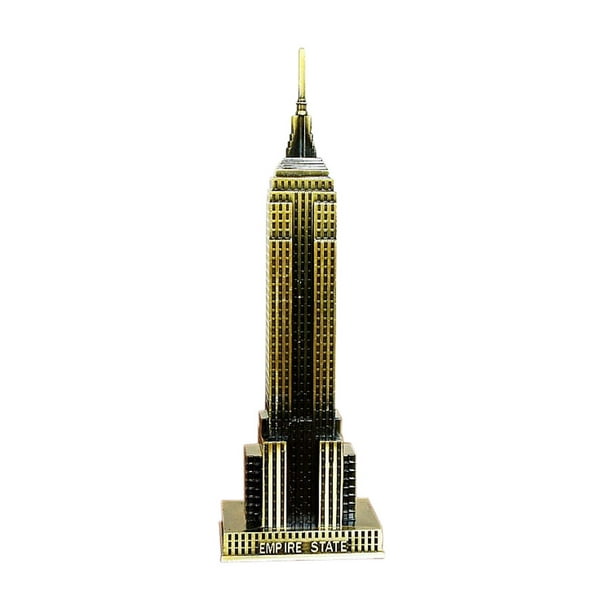 Le Modèle en Métal de Renommée Mondiale du Modèle de l'Empire State Building