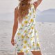 thumbnail image 4 of Moda mujer verano casual sin mangas impreso o-cuello chaleco vestido Pompotops  ghjkhdj2119, 4 of 5