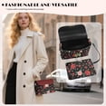 thumbnail image 3 of Pzuqiu Red Roses Women's Leather Crossbody Bag Trendy Minimalist Women Crossbody Bag with Chain Strap Versatile Practical Casual for Daily Life Party and Special Occasions, 3 of 7