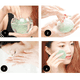 thumbnail image 4 of Esponja para lavarse la cara Qarigey almohadillas exfoliantes verde, 4 of 6