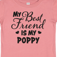 thumbnail image 4 of Inktastic My Best Friend is My Poppy with Hearts Boys or Girls Baby T-Shirt, 4 of 5