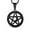 03,Celtic Knot Round Black, variant on Wiccan Pentagram Necklace for Men Pentacle Star Entwined Snake Pendant Unisex Necklace Protection Jewelry Gold