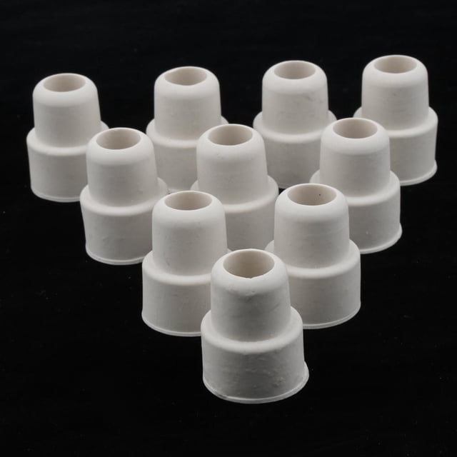 Tapón de Goma Tapones de Sellado Tapones para Botellas de Laboratorio, Tubos de Ensayo -10 Piezas - Blanco3 14mm shamjiam Tapón de tapón de caucho