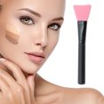 thumbnail image 2 of Unique Bargains 1 Pc Lightweight Small Flat Head Facial Mask Brush Pink, 2 of 5