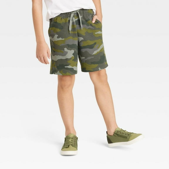 Boys' Pull-On 'At the Knee' Knit Shorts - Size S (6/7) - Cat  Jack™