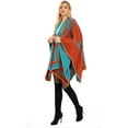 thumbnail image 4 of Shawl Wraps for Women, Elegant Knitted Cape Open Front Poncho Scarf Blanket Cardigan Coat for Spring, Autumn, and Winter, 4 of 12