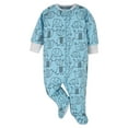 Onesies Brand Baby Boy Sleep 'n Plays Footed Pajamas, 4Pack (Newborn