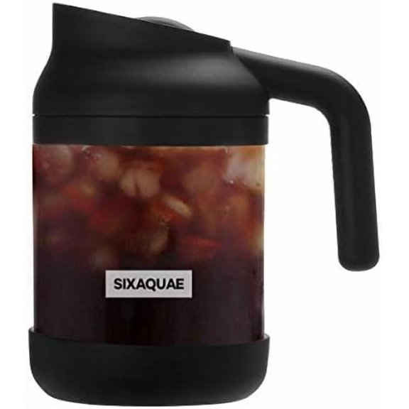 Cold Brew Coffee Maker Stainless Steel Strainer Large,Durable Iced Coffee Maker Cold Brew Pitcher,Dishwasher Safe 38 Oz Iced Tea Maker